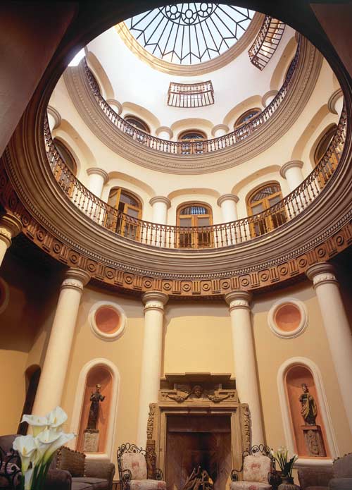 Casa Carino's rotunda